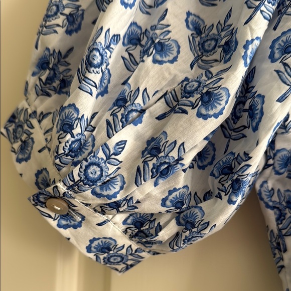 J. McLaughlin Larissa Dress - Blue Floral Maxi Dress - Picture 5 of 6